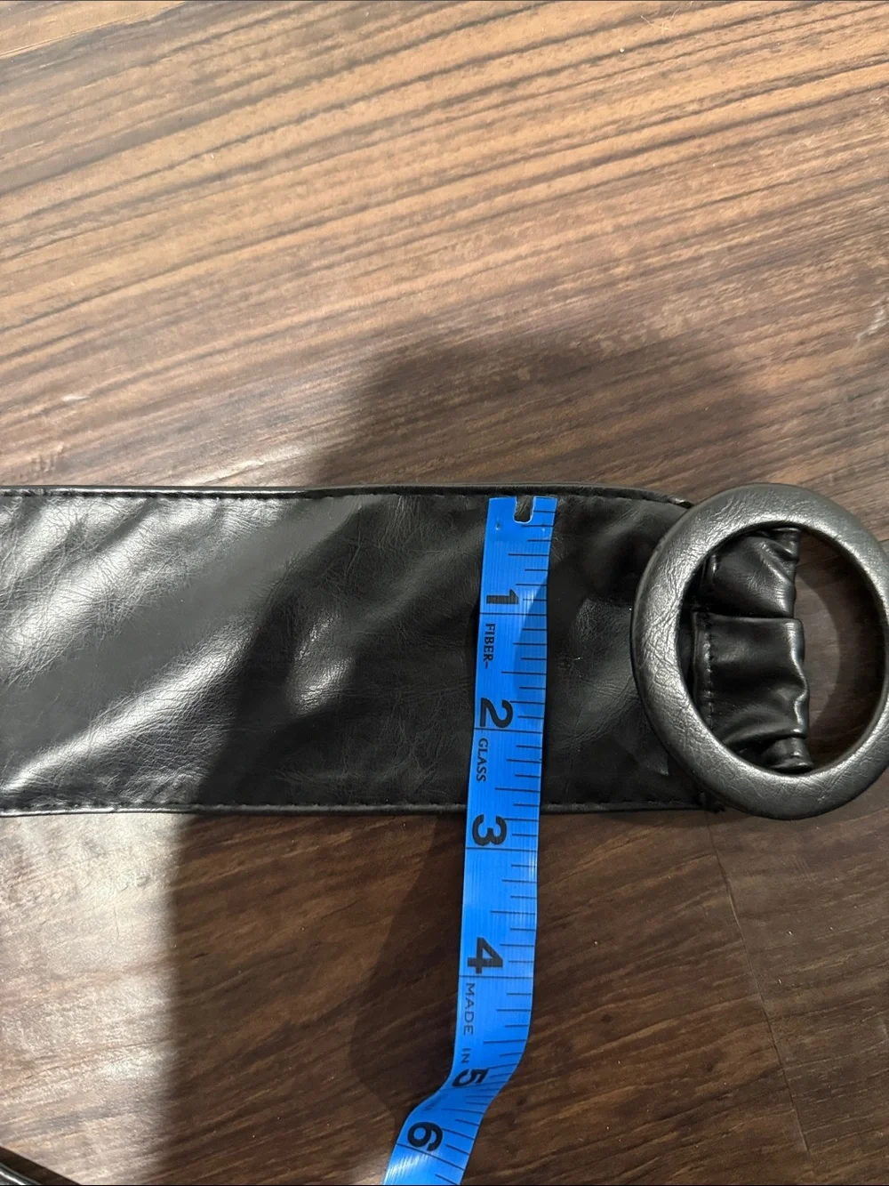 Pleather Wide Belt